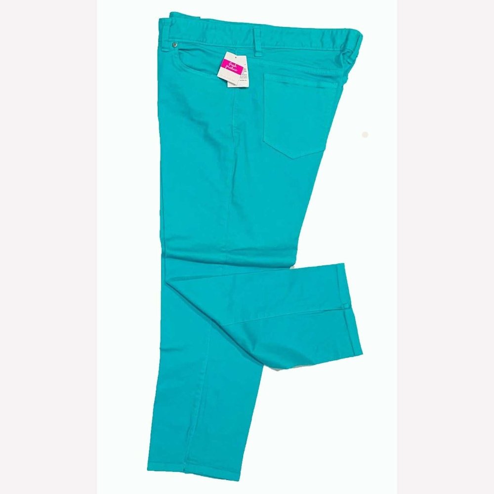 Fresh Produce turquoise DEMIN CAPRI NWT Sz Medium